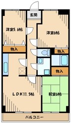 ウエストビルの物件間取画像